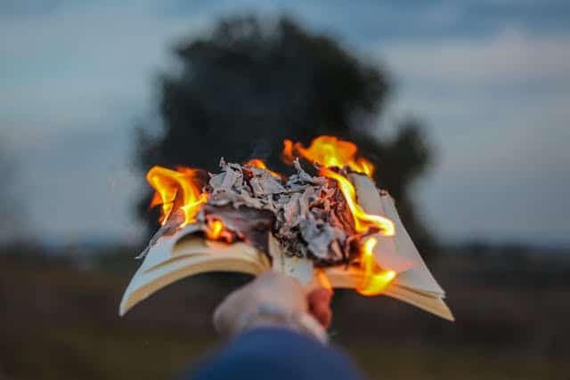 Burning Book Dream Meaning