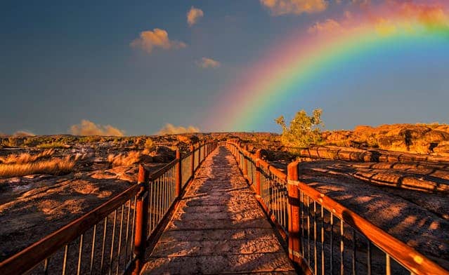 Looking at a Rainbow Dream Meaning 